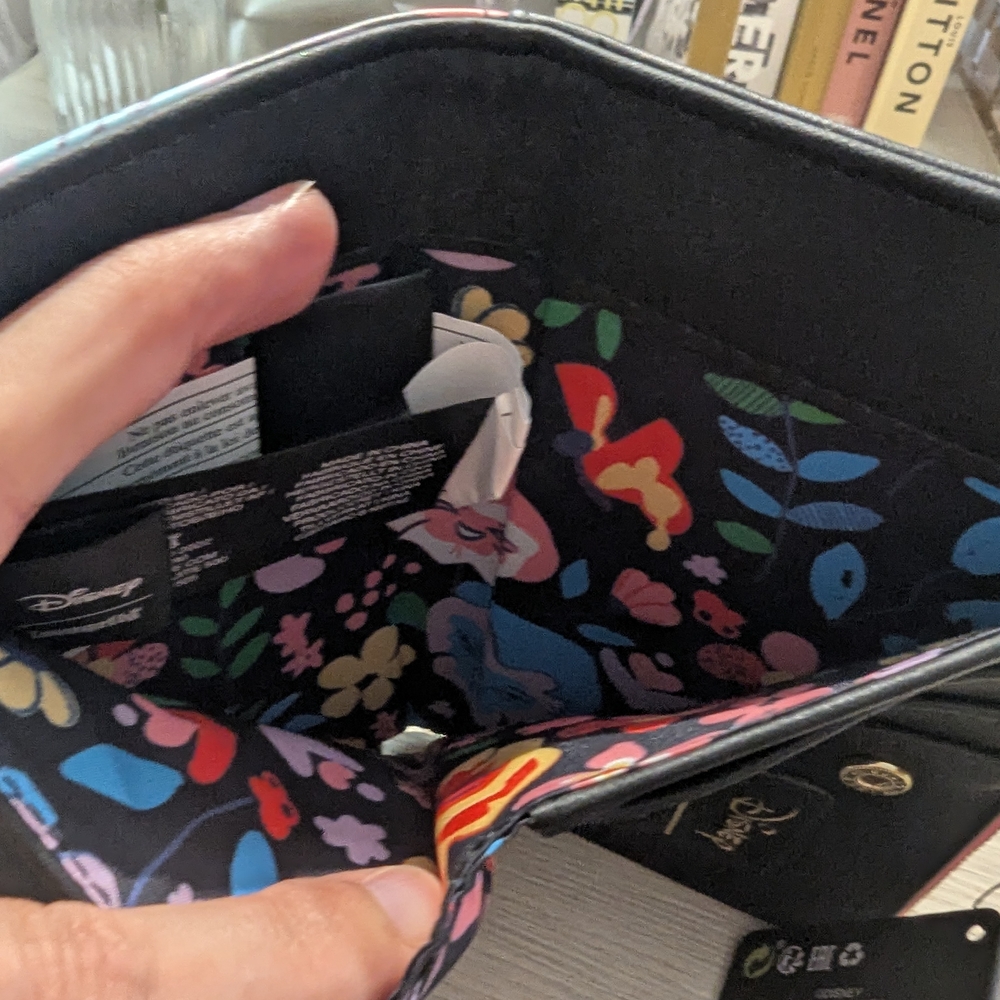 Loungefly Wallet: Alice & Wonderland Wildflower NWT - Picture 14 of 16